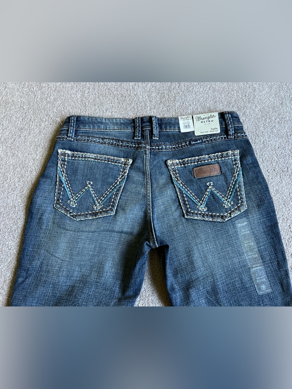 NWT Wrangler Sadie 31 x 32 11 Retro Jeans Bootcut Western cowboy low rise